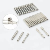 Customized CNC Lathe Turned Turning Brass Metal Plug Solid Pin_Terminal Pin Standard Manual Pins with Lead-Free