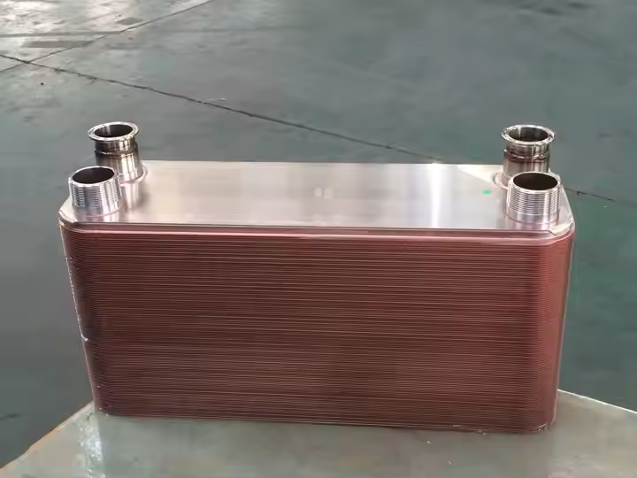 Brazed Plate Heat Exchanger Customized Stainless Steel Copper Nickel