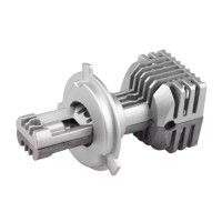 Custom Cnc Machining Die Casting Automotive Parts Aluminum Alloy LED Car Lamp Housing