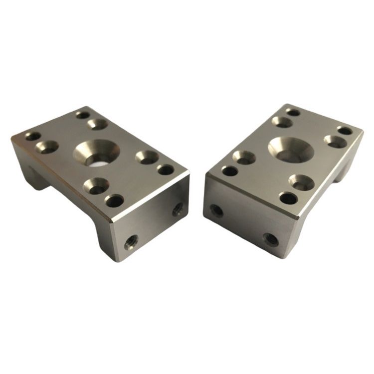 CNC Milled Hydraulic Manifold Aluminum Block
