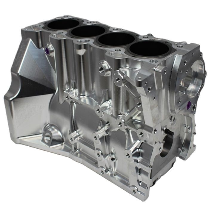 Custom CNC Aluminum Billet Block Turbo Racing Engine Intake Manifold Enclosure