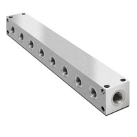 Customize CNC Machining Service hydraulic Adapter Connector BSPP Brass Manifold Block