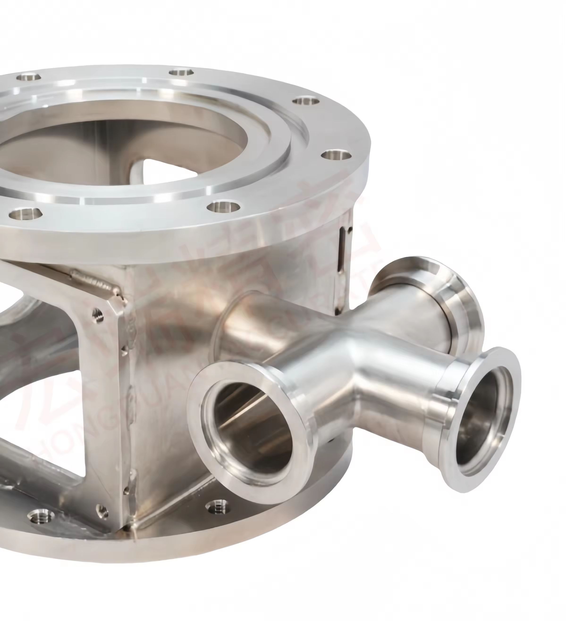 Precision CNC machined vacuum chamber for semiconductor