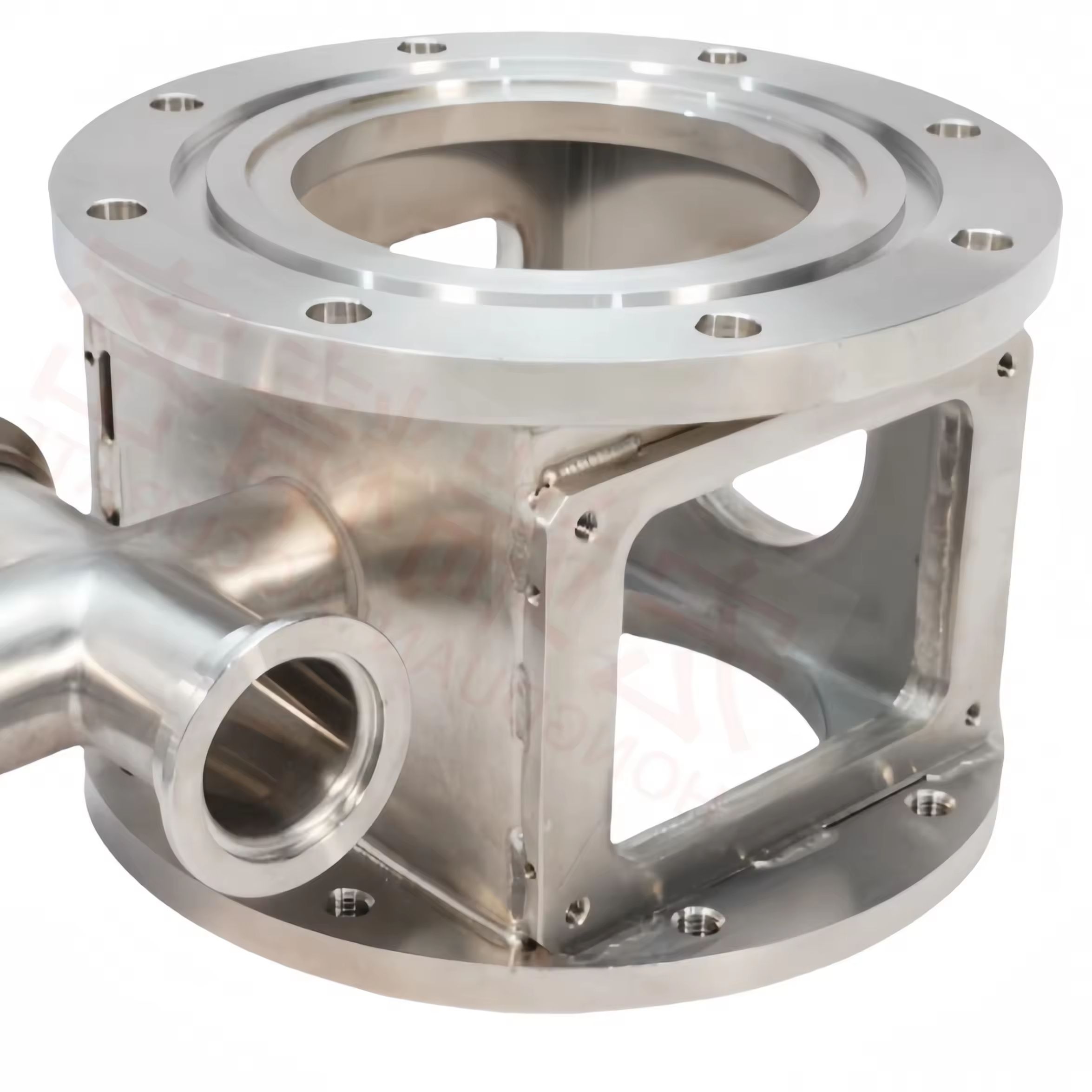 Precision CNC machined vacuum chamber for semiconductor