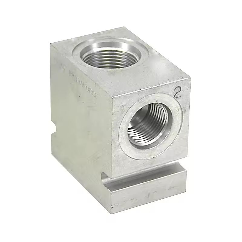 Coque de Valve Hydraulique en Aluminium CNC Précis Personnalisée