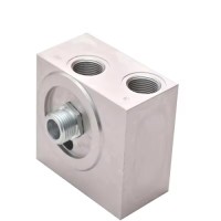 Coque de Valve Hydraulique en Aluminium CNC Précis Personnalisée