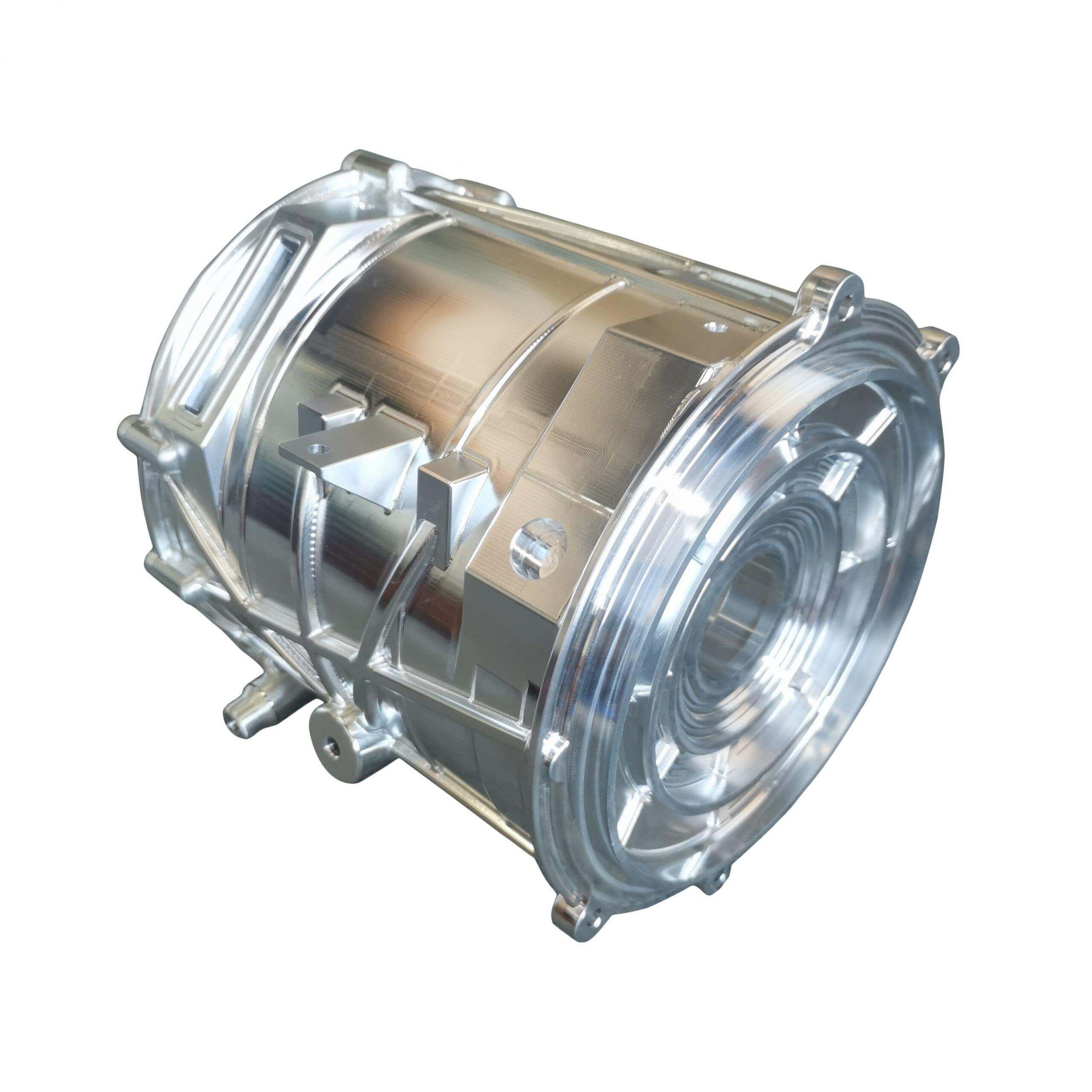 Dadesin Custom high precision cnc electric vehicle motor housing case enclosure EV cnc machining aluminum NEV auto parts