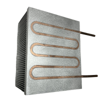 Industrial Brazing Copper Tube Aluminum Profile Water Cooled Heat Sink Liquid Cooled Aluminum Plate Radiator with CNC Machining