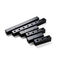 Cnc Aluminum Machining Parts Air Compressor Manifold, Aluminum Air Hose Inline Manifold Block Splitter