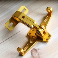 Motorcycle Spare Parts Cnc Aluminum Alloy Adjustable Tail Tidy License Number Plate Bracket