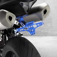 Motorcycle Spare Parts Cnc Aluminum Alloy Adjustable Tail Tidy License Number Plate Bracket