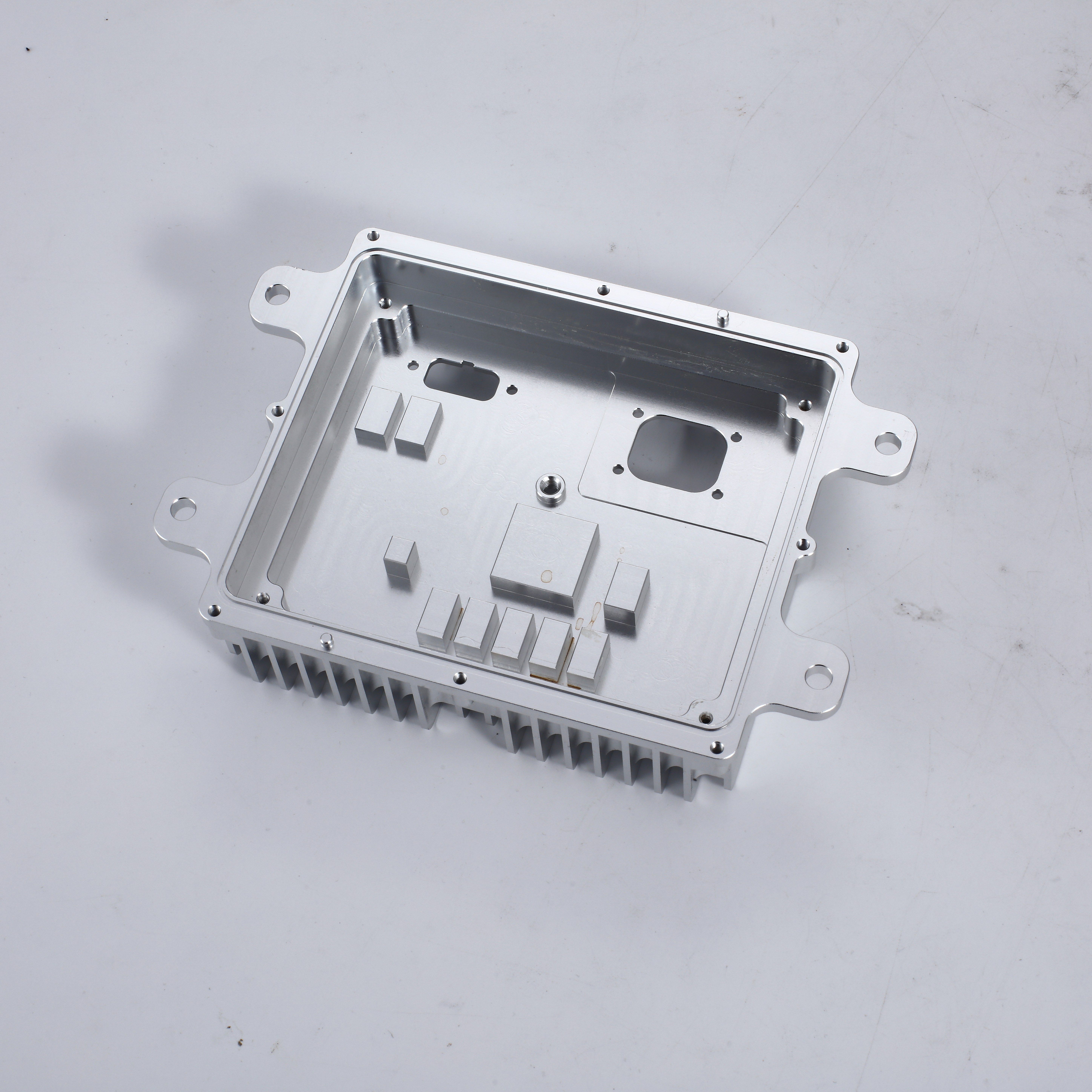 Customized Aluminum Water Liquid Cooling Radiator Cold Plate CNC Machined Copper Tube with Epoxy Bonded Radiator Profile