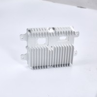 Customized Aluminum Water Liquid Cooling Radiator Cold Plate CNC Machined Copper Tube with Epoxy Bonded Radiator Profile
