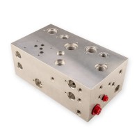 Cnc Custom Machining High Precision Flow Control Valve Cartridge Valve Hydraulic Manifold
