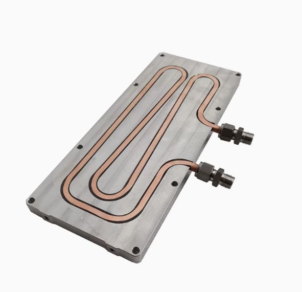 Customized High-power Aluminum Water Cooler Brazed Liquid Cooling Plate Copper Tube Radiator New Heat Sink