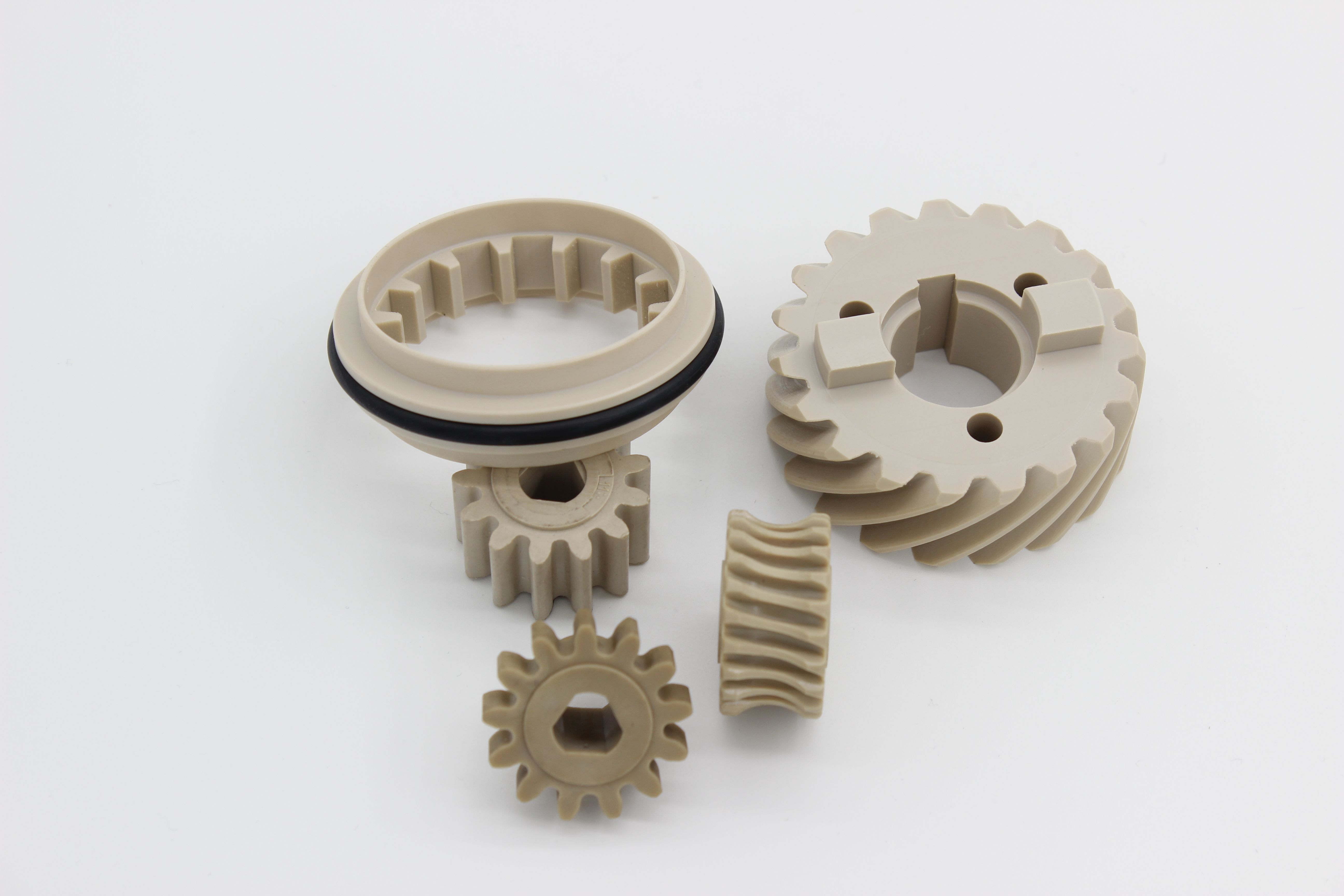 Custom CNC PEEK Machining for Plastic Products Cutting and Extruding Processing Service