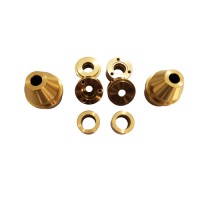 OEM Custom Metal Coupling CNC Machining Brass and Copper Pipe Stainless Steel