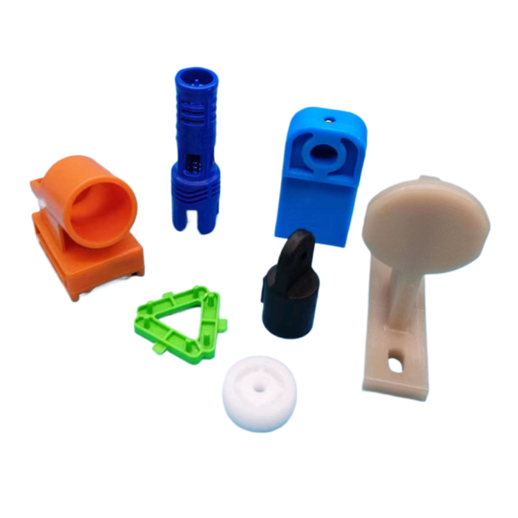 PTFE Nylon POM Plastic Parts Turning PA66 MC Nylon Plastic CNC Parts Industrial Plastic Parts Injection Molding