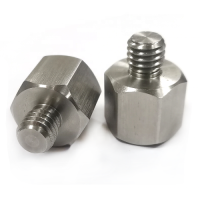 Factory Custom CNC Metal Adapter Brass Stainless Steel Tube Fitting Extension Screw Milling Sealing Head Adapter Service