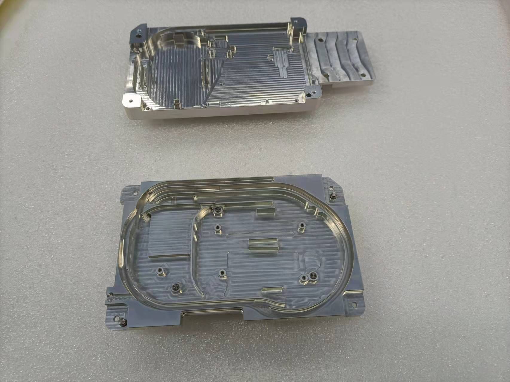 CNC Custom Aluminum Plate Copper Tube Water Cooling Block High Heat Dissipation Aluminum Liquid Cooling Plate