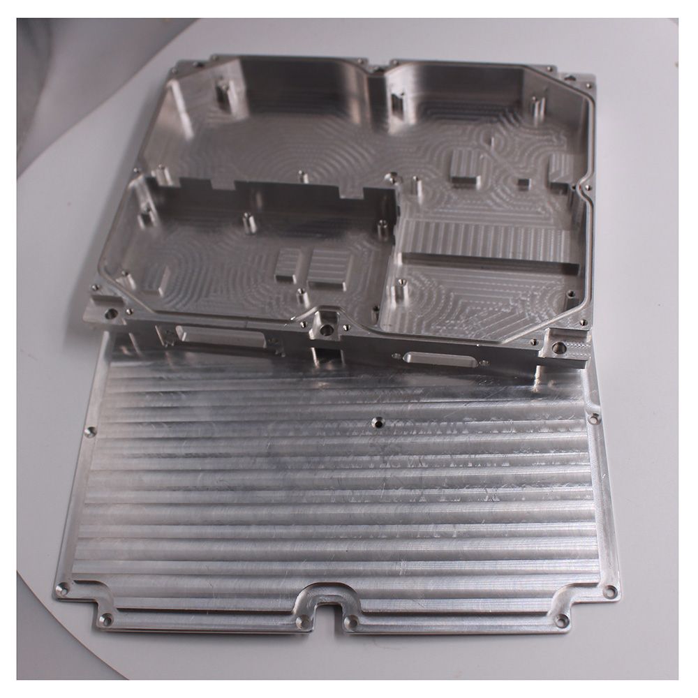 Customized Industrial Aluminum Profile Shaped Heatsink CNC Precision Machining High-power High-density Tooth Heat Sink