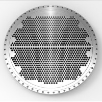 Custom Tube Sheet Baffle Plate by  CNC Machining for Heat Exchanger