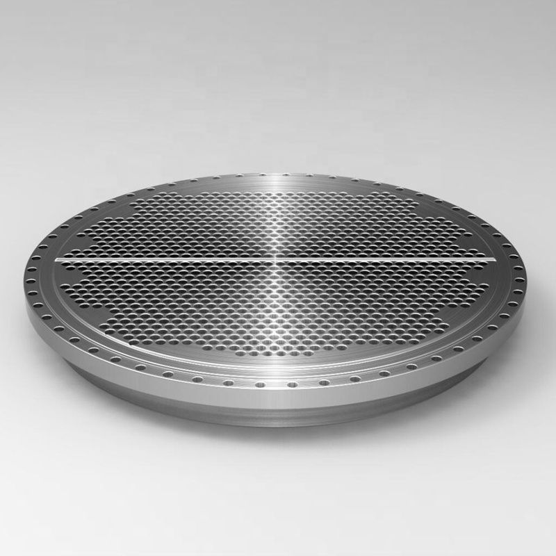 Custom Tube Sheet Baffle Plate by  CNC Machining for Heat Exchanger
