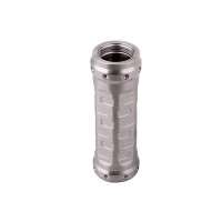 CNC machining copper aluminum alloy five-axis machining peek plate rod