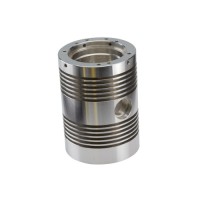 CNC machining copper aluminum alloy five-axis machining peek plate rod