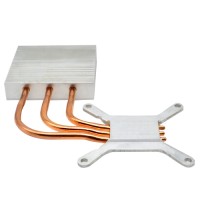 Custom Copper Cnc Tube Radiator Heat Pipe Aluminum Heatsink with Heatpipeheat Sink Cnc  Aluminum Cnc Milling Machine