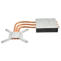 Custom Copper Cnc Tube Radiator Heat Pipe Aluminum Heatsink with Heatpipeheat Sink Cnc  Aluminum Cnc Milling Machine