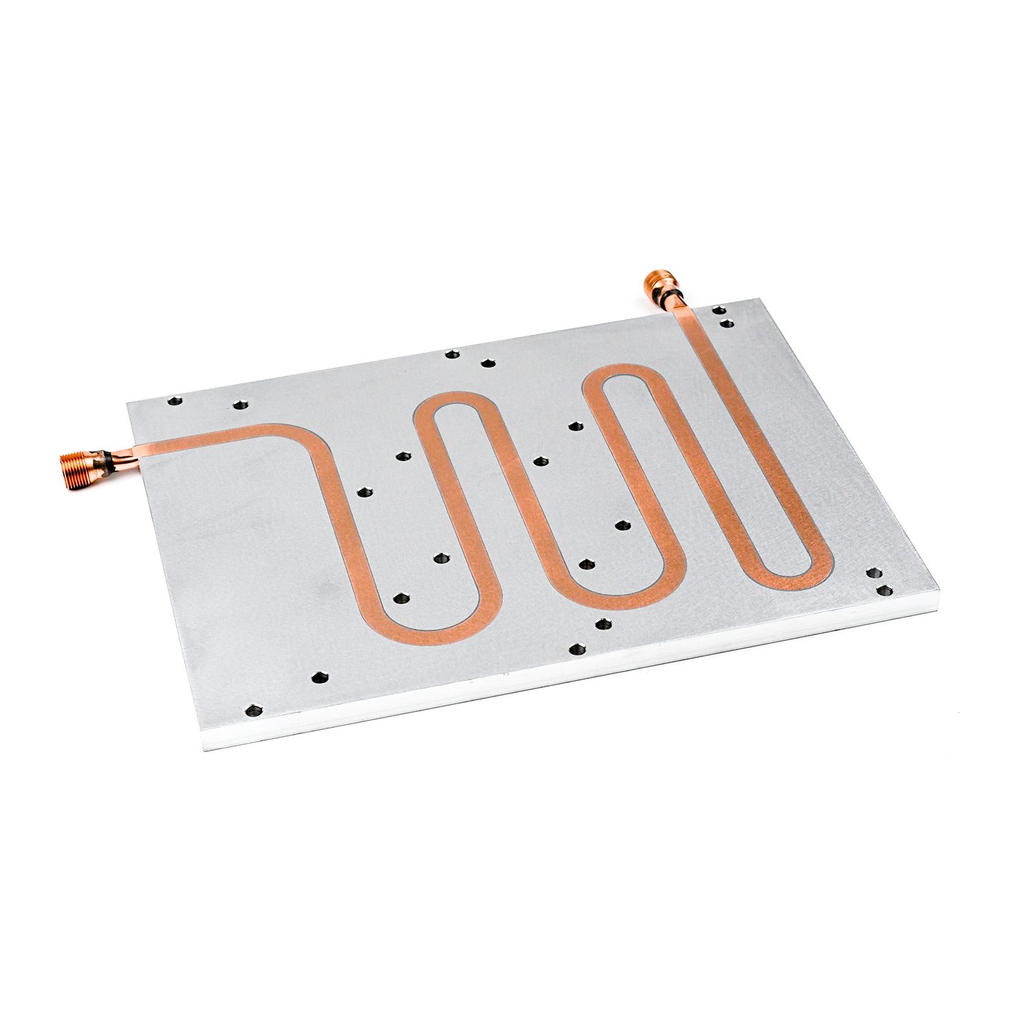 OEM  Liquid Cold Block Heatsink CNC Refrigeration Brazed Plate Heat Exchanger OEM Water Cooling Plate