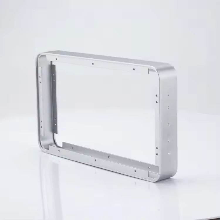 Customized CNC anodized aluminum frame machining parts