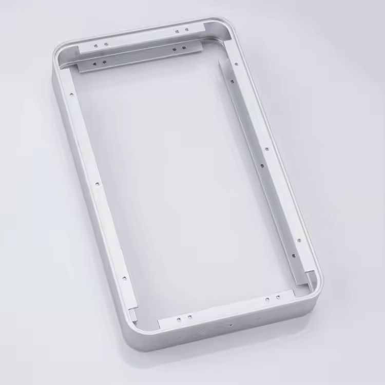 Customized CNC anodized aluminum frame machining parts