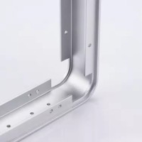 Customized CNC anodized aluminum frame machining parts