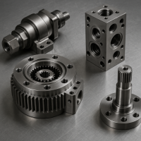 Titanium Alloy CNC Custom Machined Semiconductor Heat Exchanger Plate Custom CNC Machining