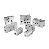 Bloc Hydraulique Sur Mesure 35-220L/min - Aluminium/Fonte GS EN 1563 pour Engins de Chantier