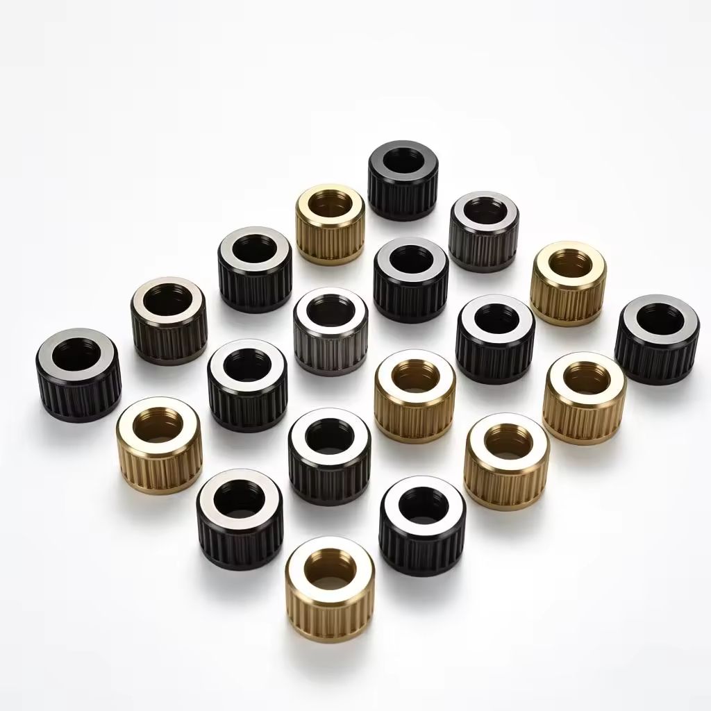 Custom CNC Machining Services Industrial Part Anodized Stainless Steel Threaded Connection Parts