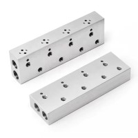Bloc Hydraulique Sur Mesure 35-220L/min - Aluminium/Fonte GS EN 1563 pour Engins de Chantier