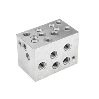 Bloc Hydraulique Sur Mesure 35-220L/min - Aluminium/Fonte GS EN 1563 pour Engins de Chantier