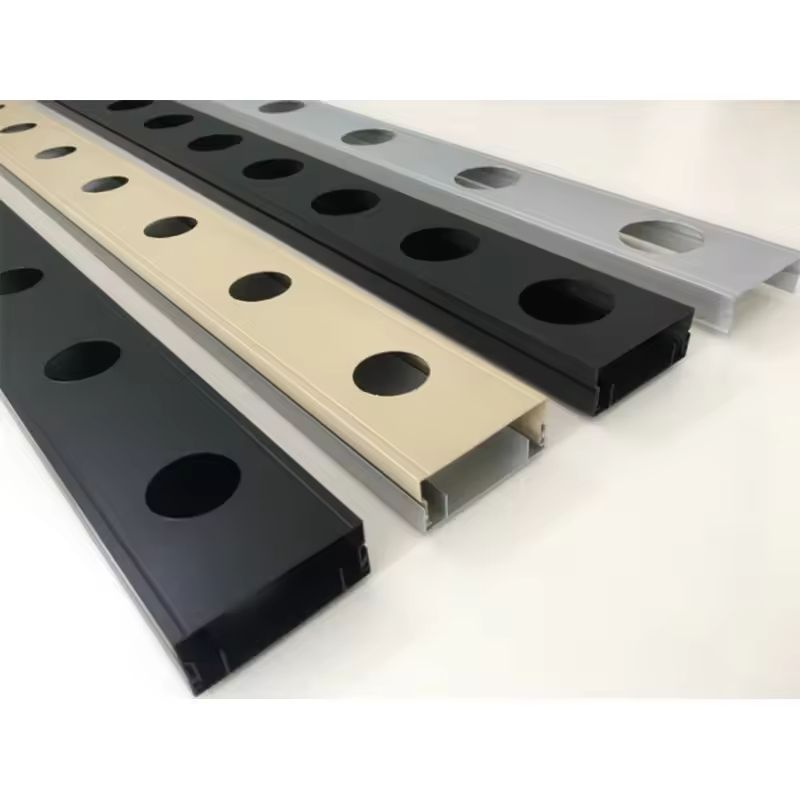 CNC Machining Punching Manufacturing High Quality Profile Light LED Extrusion Aluminum Profiles