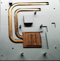 OEM Anodized Aluminum CNC Machining Service Radiator Heat Sink with Heat Pipe Industrial Machinery Parts Steel Copper Profile