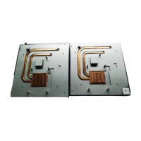 OEM Anodized Aluminum CNC Machining Service Radiator Heat Sink with Heat Pipe Industrial Machinery Parts Steel Copper Profile