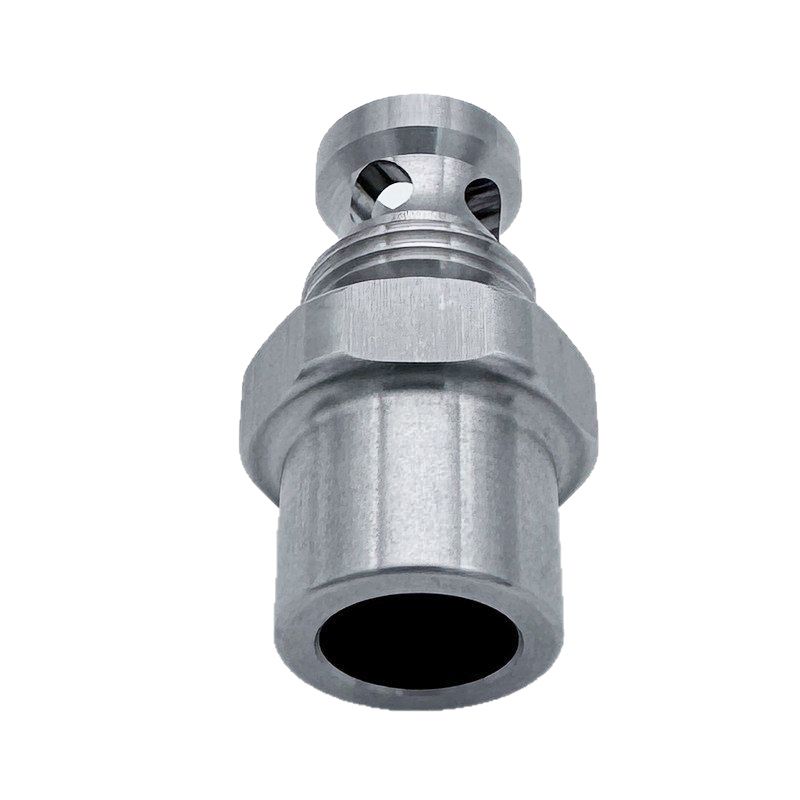 Custom CNC Turning Hardware Parts Stainless Steel High Efficient Cooling Parts  Liquid Cooling Connector