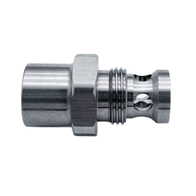 Custom CNC Turning Hardware Parts Stainless Steel High Efficient Cooling Parts  Liquid Cooling Connector