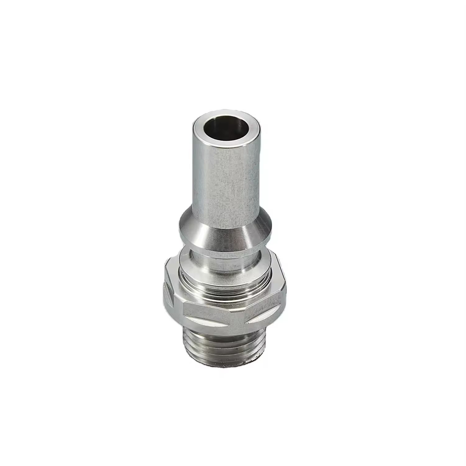 OEM CNC machining metal forming parts stainless steel electrical pin power connector brass turning aluminum parts