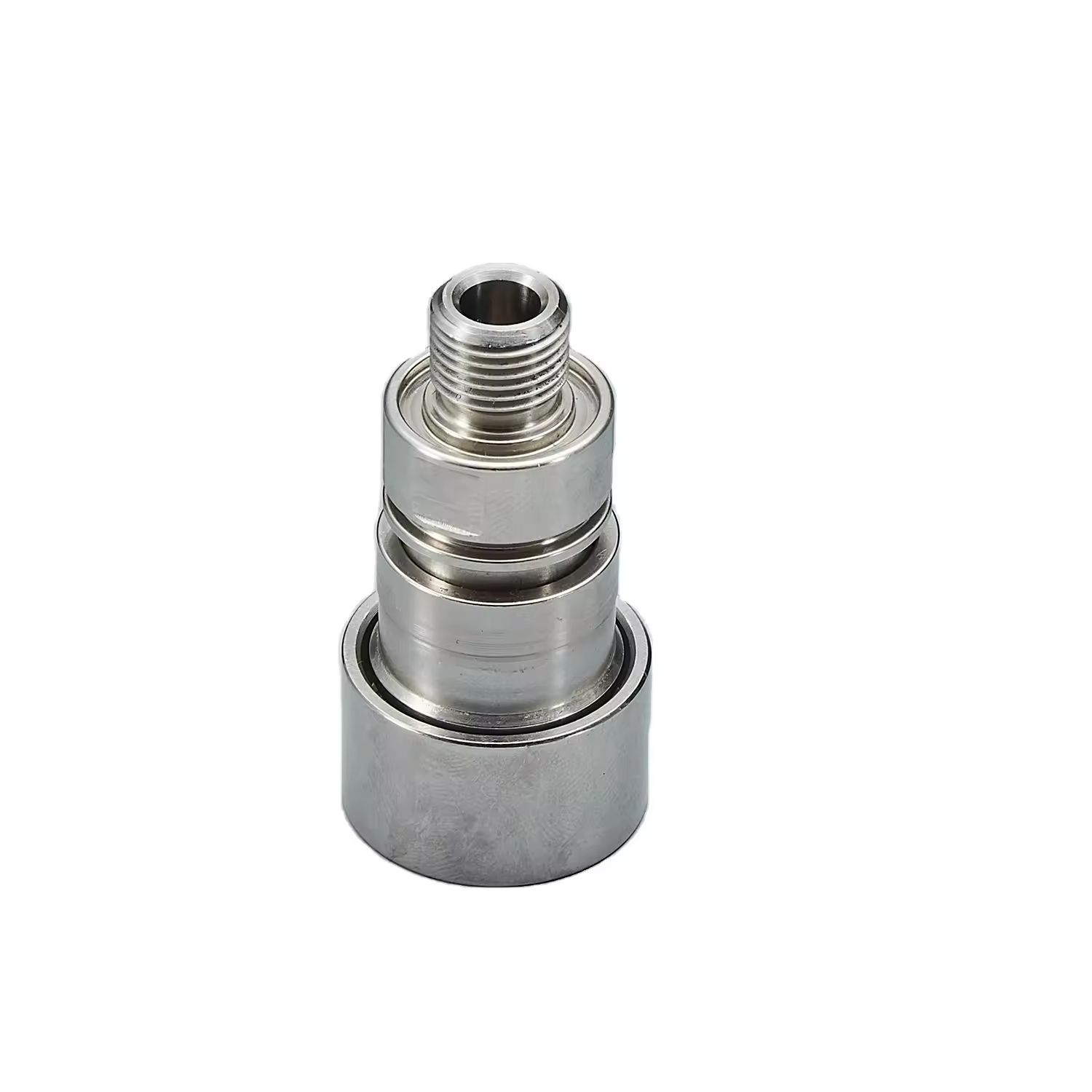 OEM CNC machining metal forming parts stainless steel electrical pin power connector brass turning aluminum parts