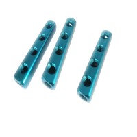 Bloc Manifold 4 Voies Aluminium CNC Personnalisé