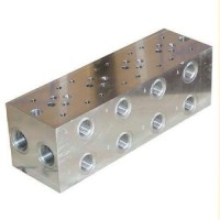 Custom CNC Machining Aluminum Stainless Steel Hydraulic Type Manifold