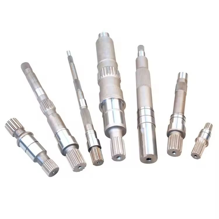 Arbre Demi-Tige Usiné CNC sur Mesure - Axe en Acier Inoxydable/Aluminium Laiton Tournage Précision pour Transmission Automobile